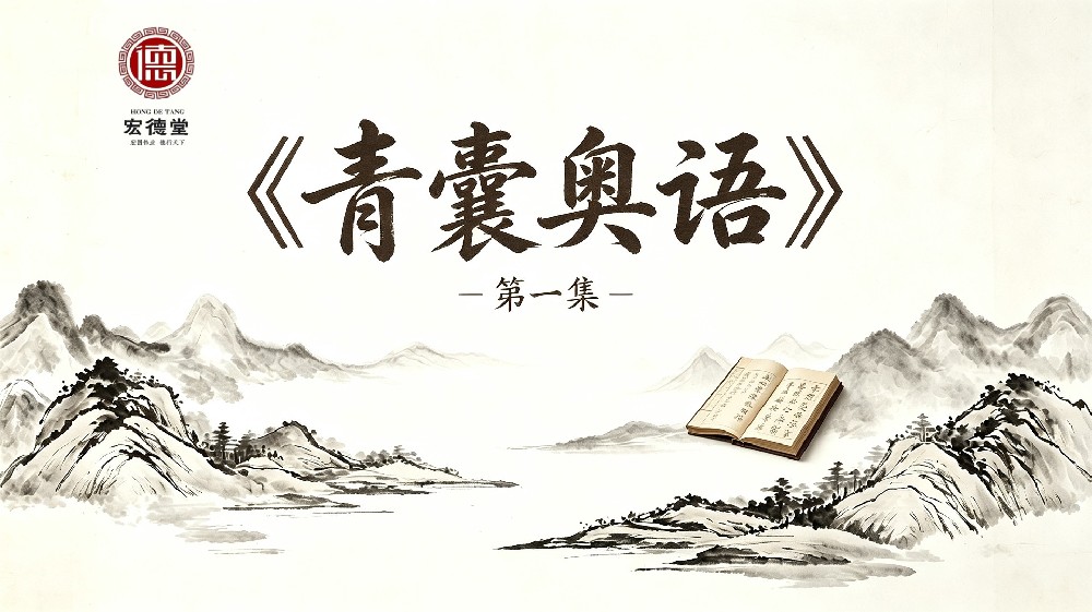 《青囊奥语》课程：第1集